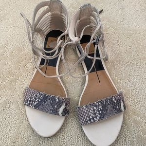 Snakeskin sandals